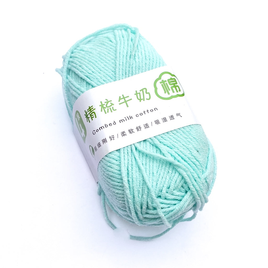 4ply Cotton-Acrylic Blend Yarn (60% Cotton, 40% Acrylic) Sport Combed Milk Cotton (50g) - 2 of 2