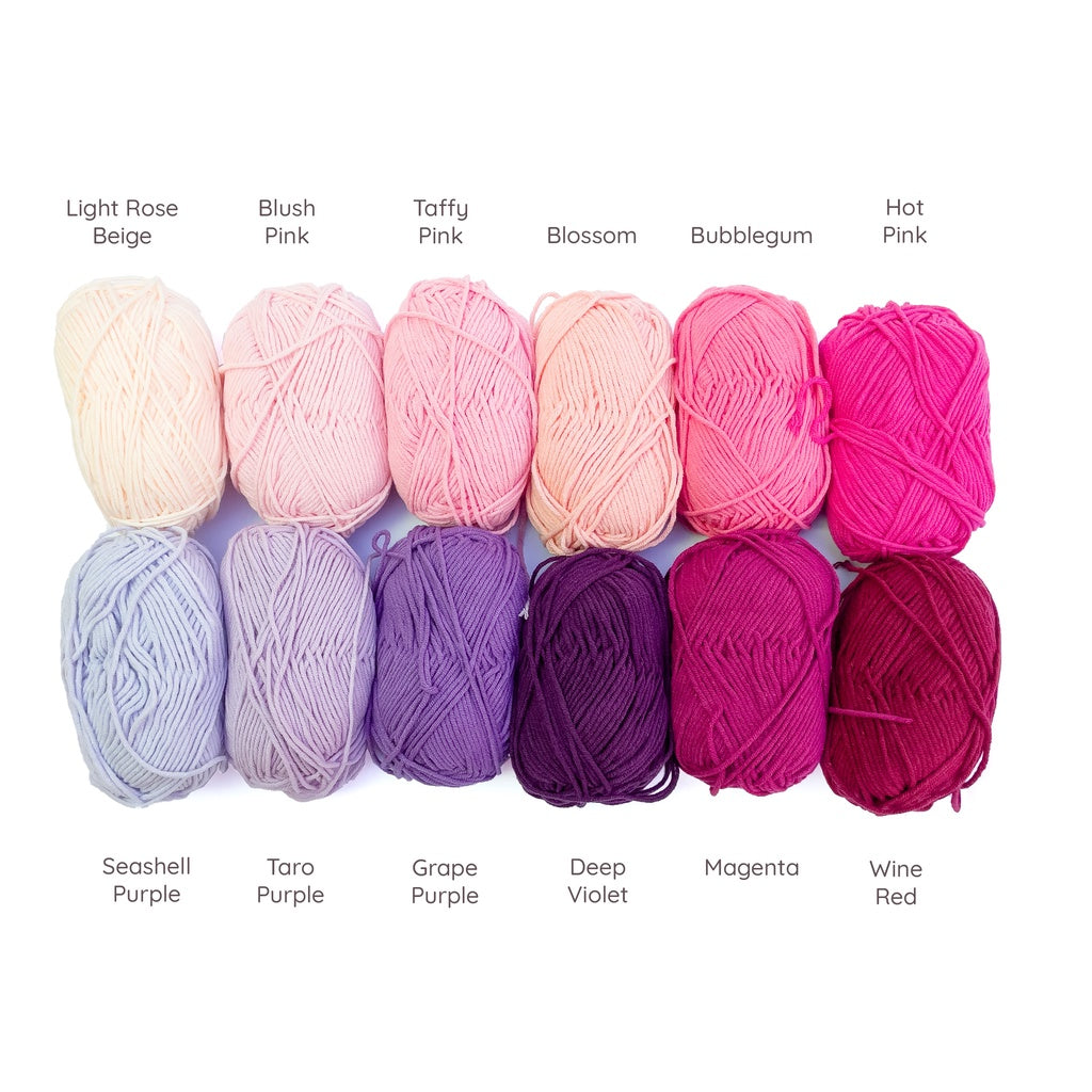 Cotton-Acrylic Blend Yarn (60% Cotton, 40% Acrylic) 5ply DK Combed Milk Cotton (50g) - 2 of 2