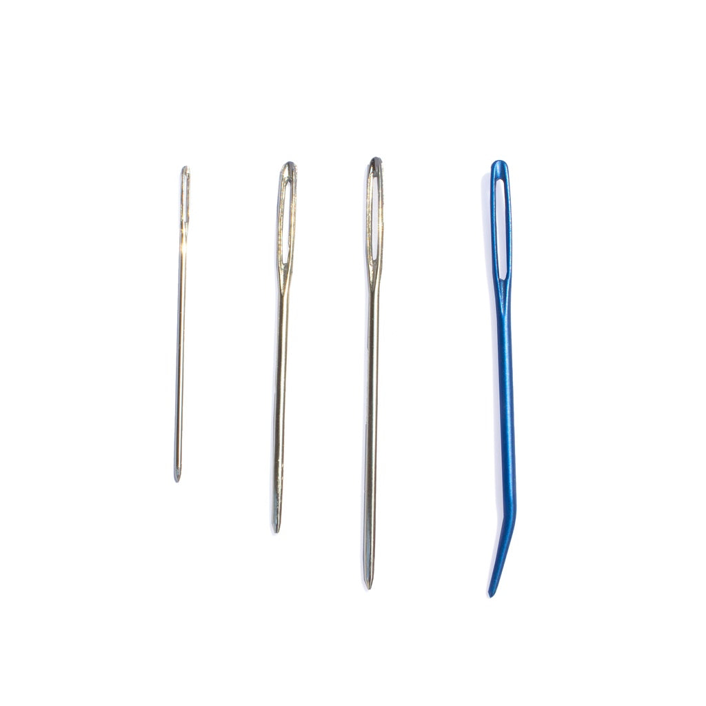 3pcs / 4pcs Blunt Large-eye Metal Tapestry Needles 5.2cm / 6cm / 7cm / Bent Tip Needle