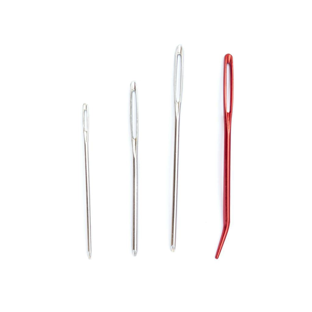 3pcs / 4pcs Blunt Large-eye Metal Tapestry Needles 5.2cm / 6cm / 7cm / Bent Tip Needle