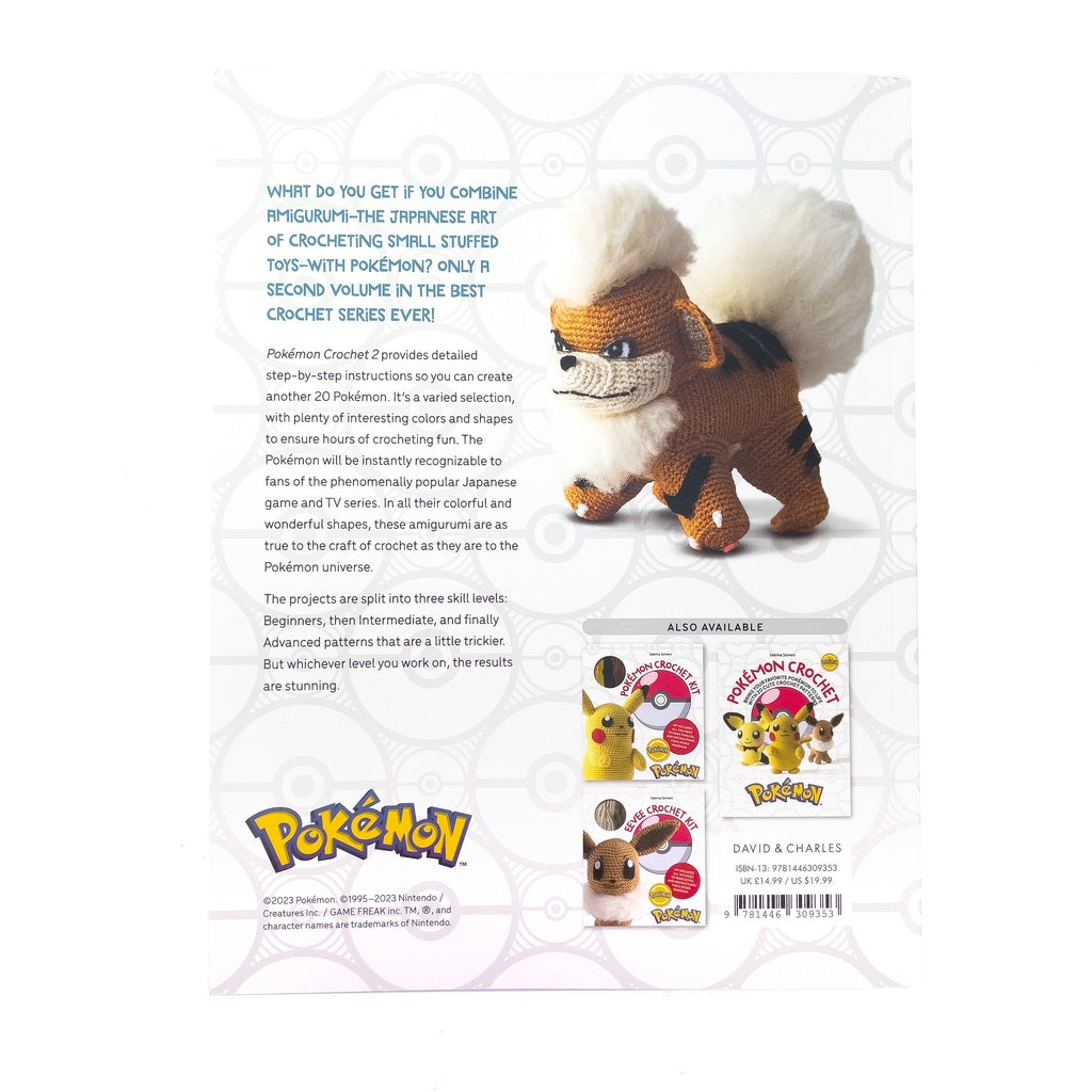 Pokémon Crochet Vol 2: Bring even more Pokémon to life with 20 cute crochet patterns by Lee Sartori