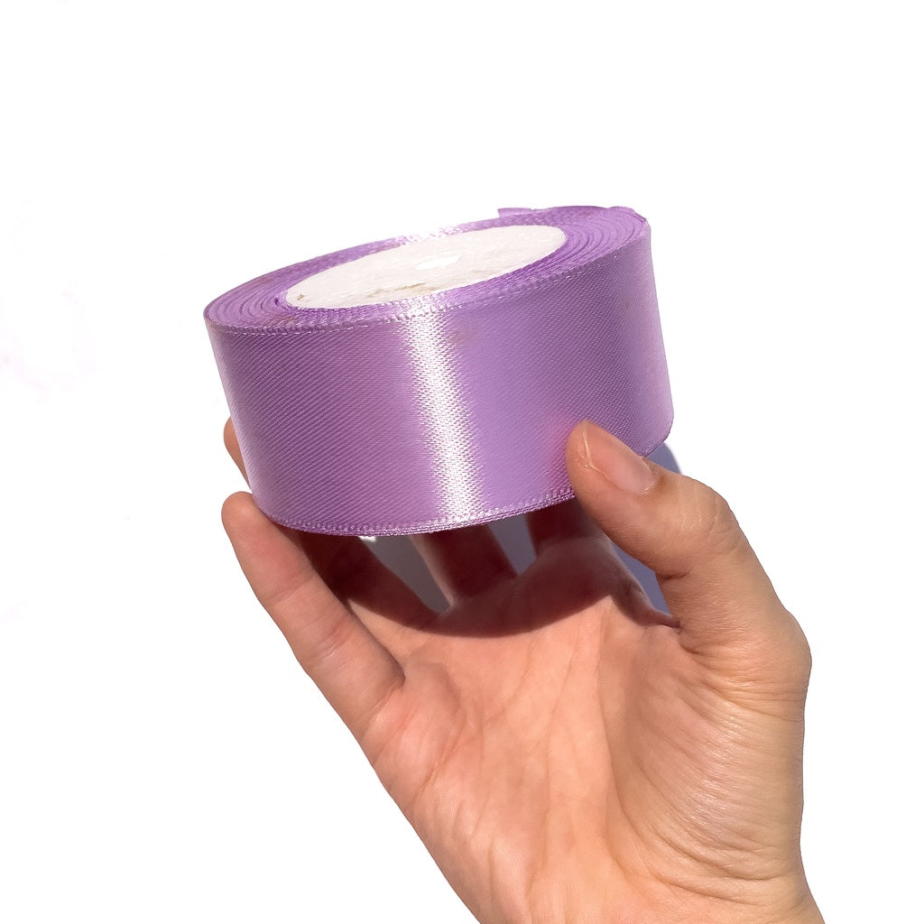 1-1/2 inch Satin Ribbon 40mm Single Faced Gift Wrapping Ribbons (25 yards or 22 meters per roll)