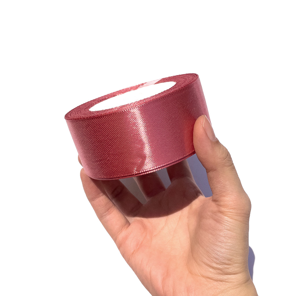 1-1/2 inch Satin Ribbon 40mm Single Faced Gift Wrapping Ribbons (25 yards or 22 meters per roll)