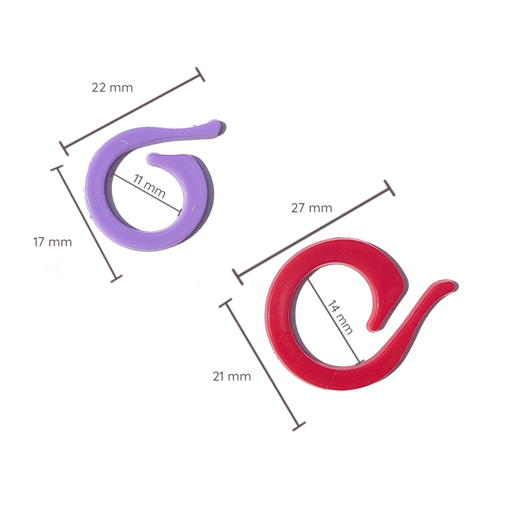 15pcs Split Ring Stitch Markers Marker for Crochet and Knitting