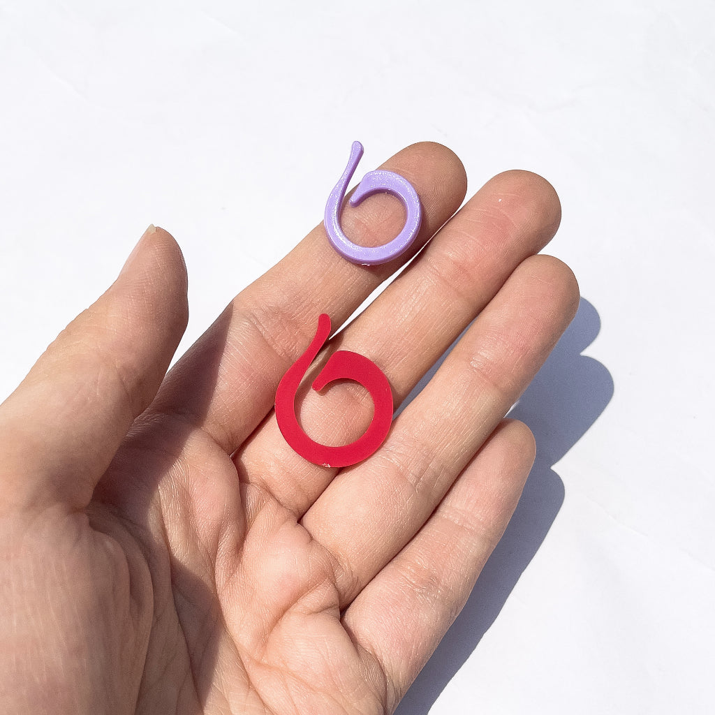 15pcs Split Ring Stitch Markers Marker for Crochet and Knitting