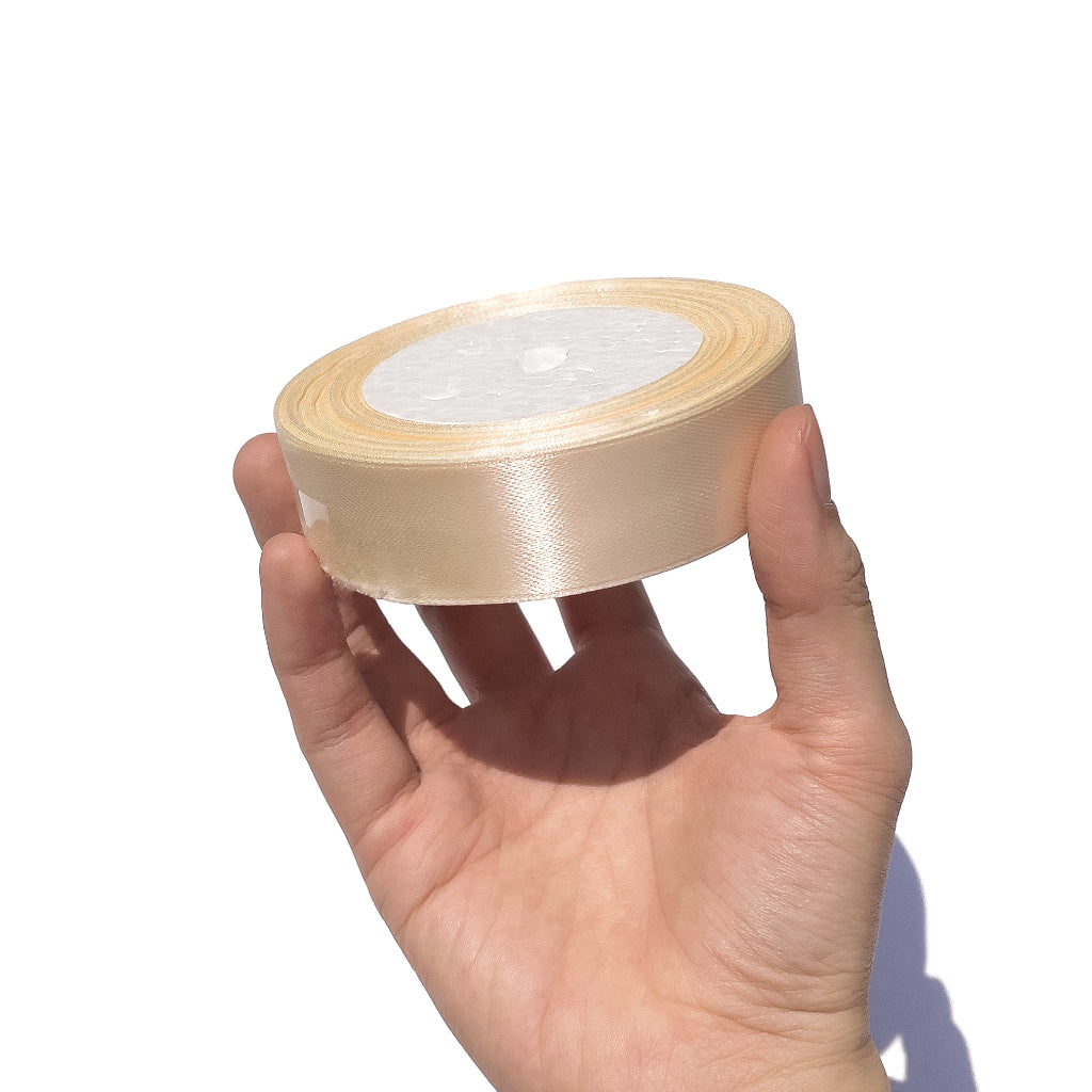 1 inch Satin Ribbon 25mm Single Faced Gift Wrapping Ribbons (25 yards or 22 meters per roll)