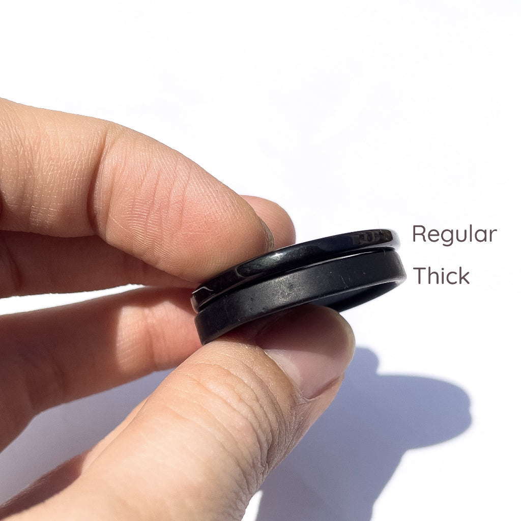 4-Hole Round Black Plastic Buttons 8mm / 11mm / 15mm / 18mm / 19mm / 20mm / 25mm / 28mm / 30mm