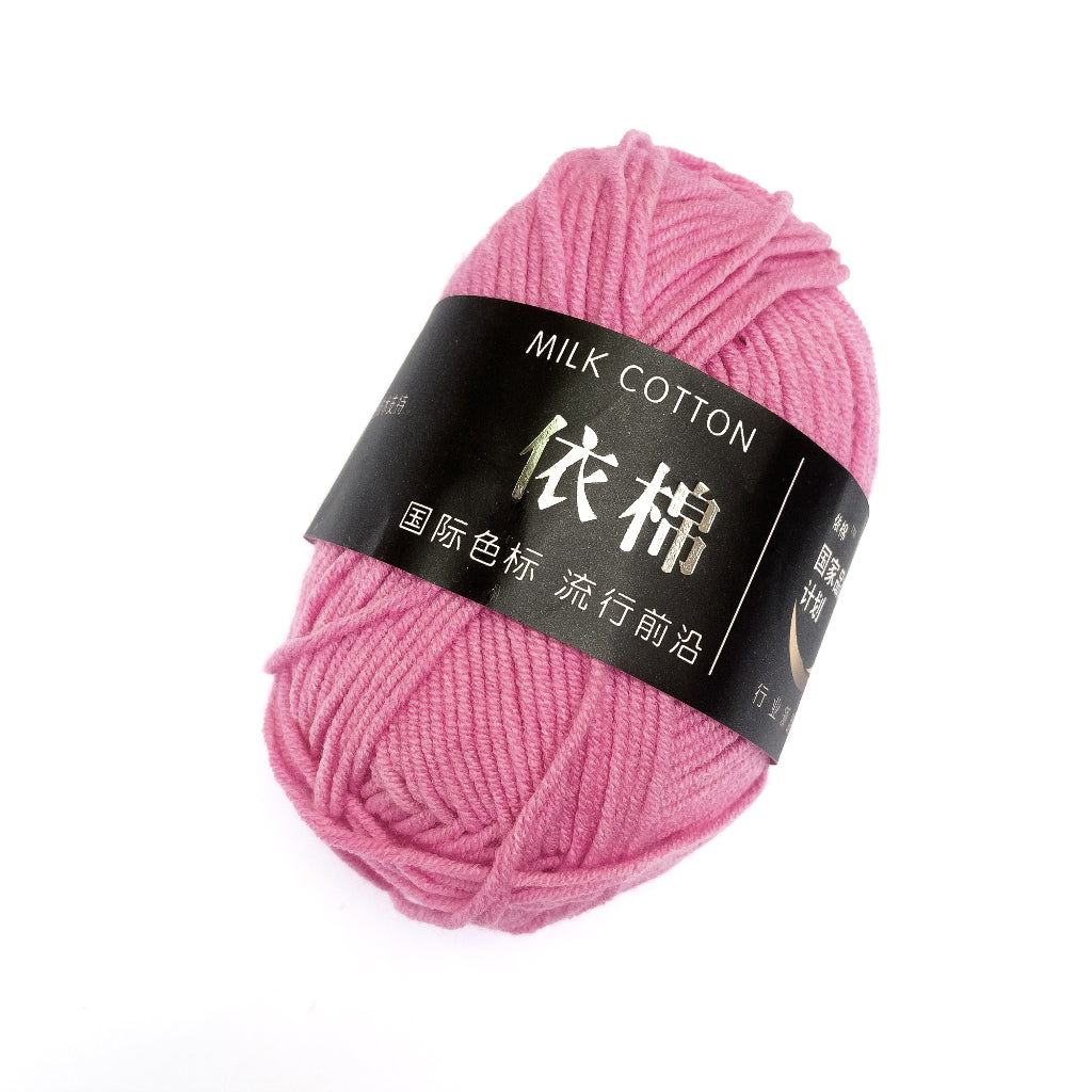 4ply Milk Cotton Crochet and Knitting Yarn Premium Soft Acrylic Polyester Blend - 3 of 4