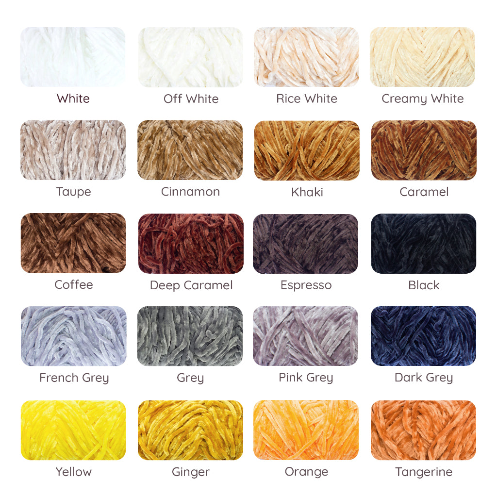 Velvet Bulky Chenille Yarn 100g - 1 of 3