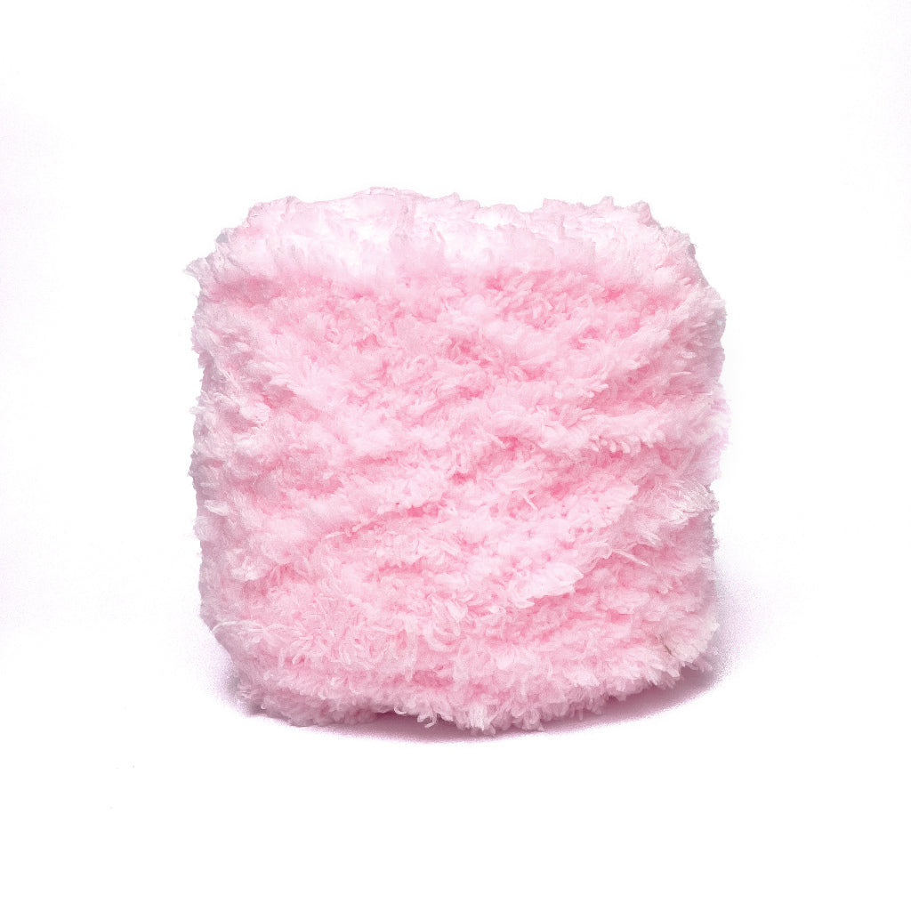 Coral Fleece Fluffy Yarn Polyester Super Bulky Yarn (approx. 100g)