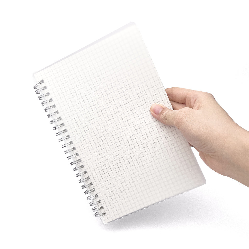 A5 Spiral Notebook Minimalist Style (Lined / Grid / Blank, 80 sheets)