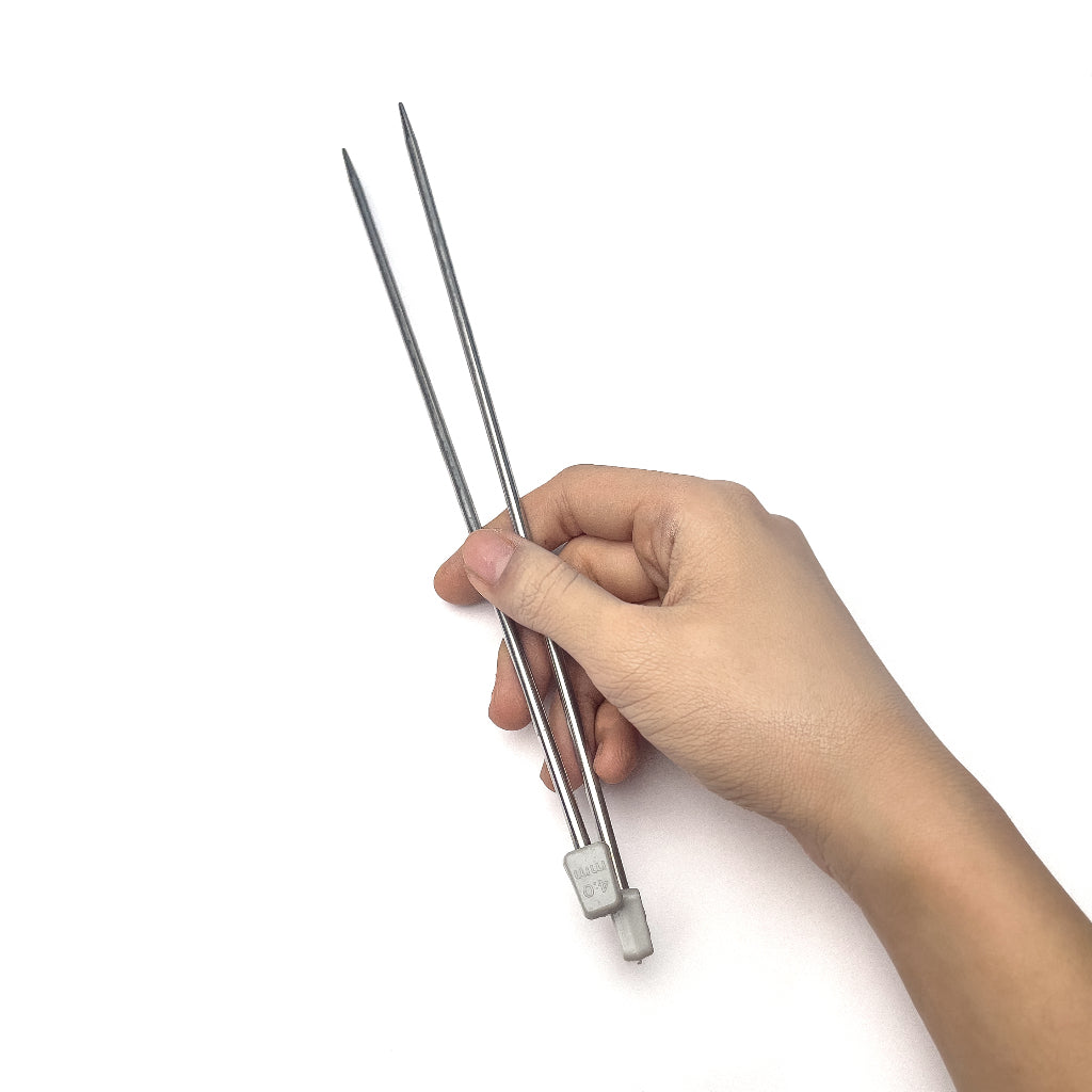 25cm Straight Single-Pointed Knitting Needles Needle Metal Stainless Steel