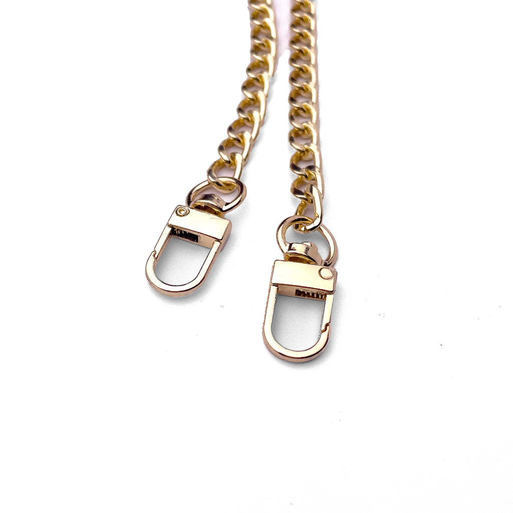 Bag Chain Shoulder Golden Gold Bag Strap Metal Purse Handbag Replacement Chain Accessory 100cm 120cm