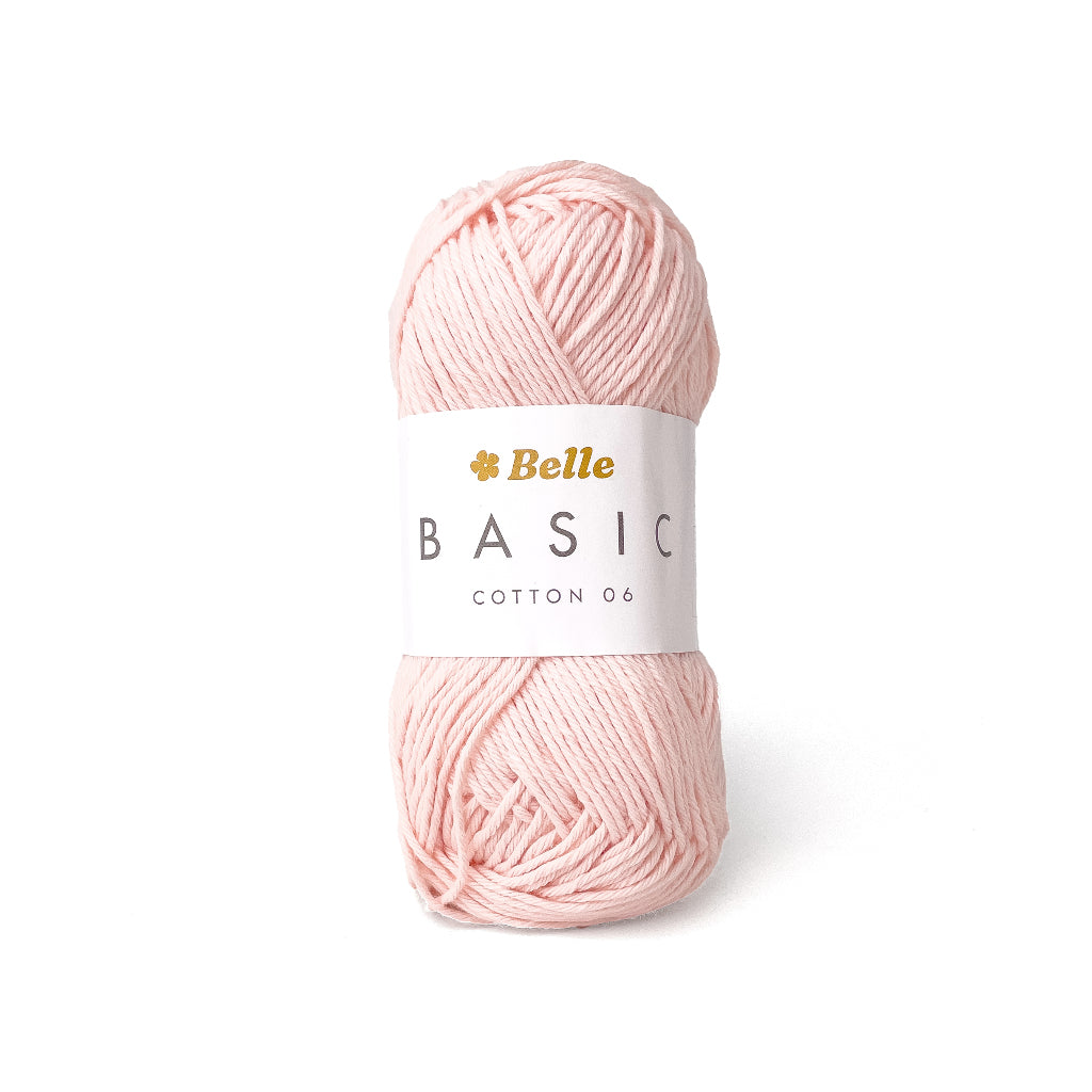 Belle Basic Cotton 06 Sport Weight Yarn for Crochet and Knitting (100% Combed Cotton, 6ply)