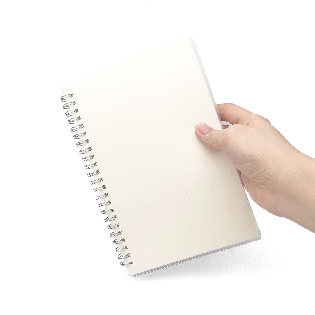 A5 Spiral Notebook Minimalist Style (Lined / Grid / Blank, 80 sheets)