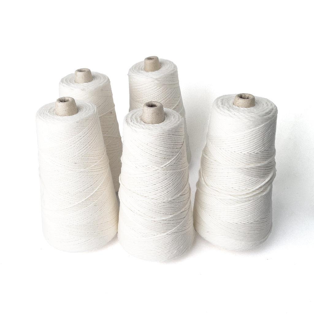 Monaco Crochet Cotton Polyester Natural Undyed Yarn Thread Twine 3ply 4ply 6ply 8ply 12ply 250g 450g