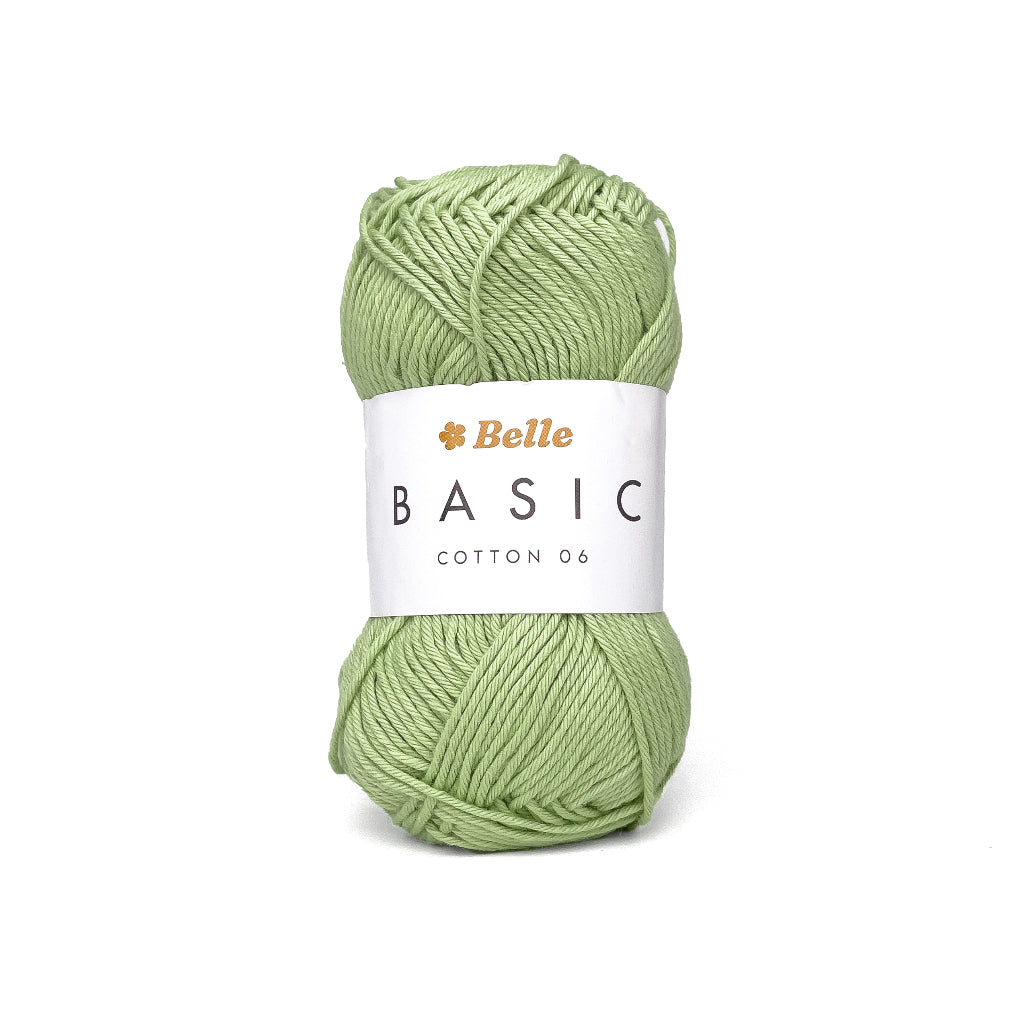 Belle Basic Cotton 06 Sport Weight Yarn for Crochet and Knitting (100% Combed Cotton, 6ply)