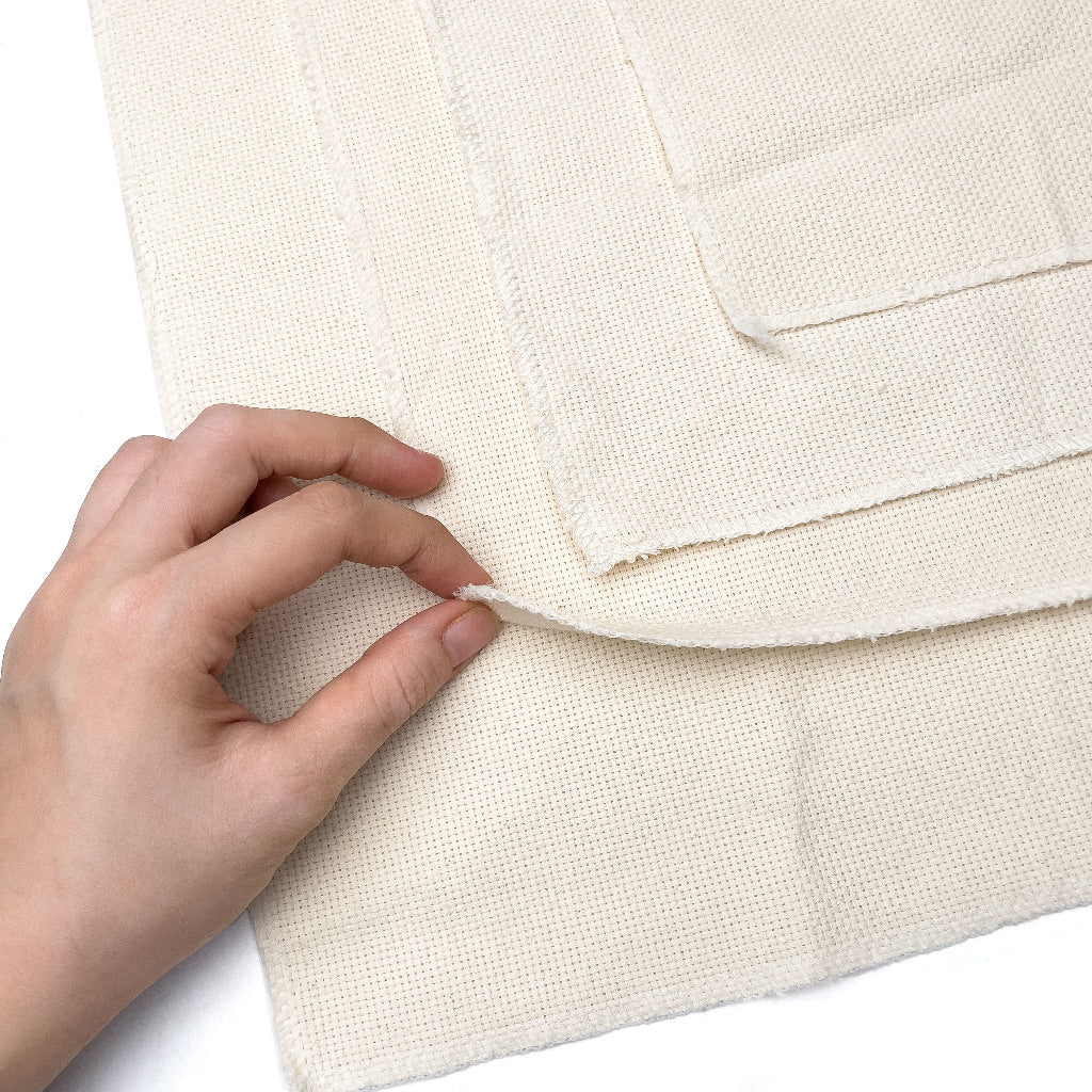 Monks Cloth Monk's Cloth Tufting Cloth Punch Needle Fabric Embroidery Fabric for Large Punch Needles