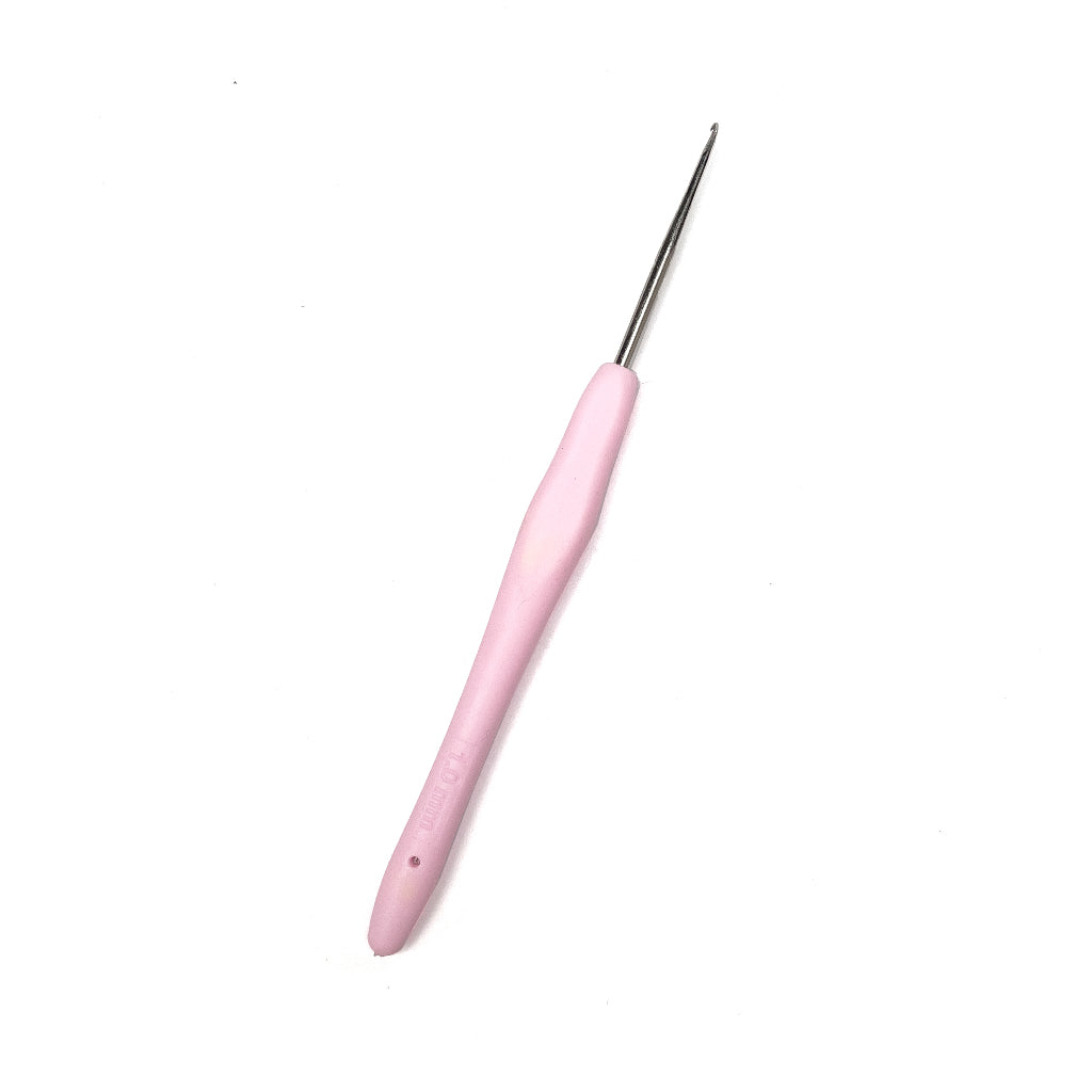 Ergonomic Lace Crochet Hook Hooks with Rubber Silicone Silicon Soft Handle 0.5-2.75mm