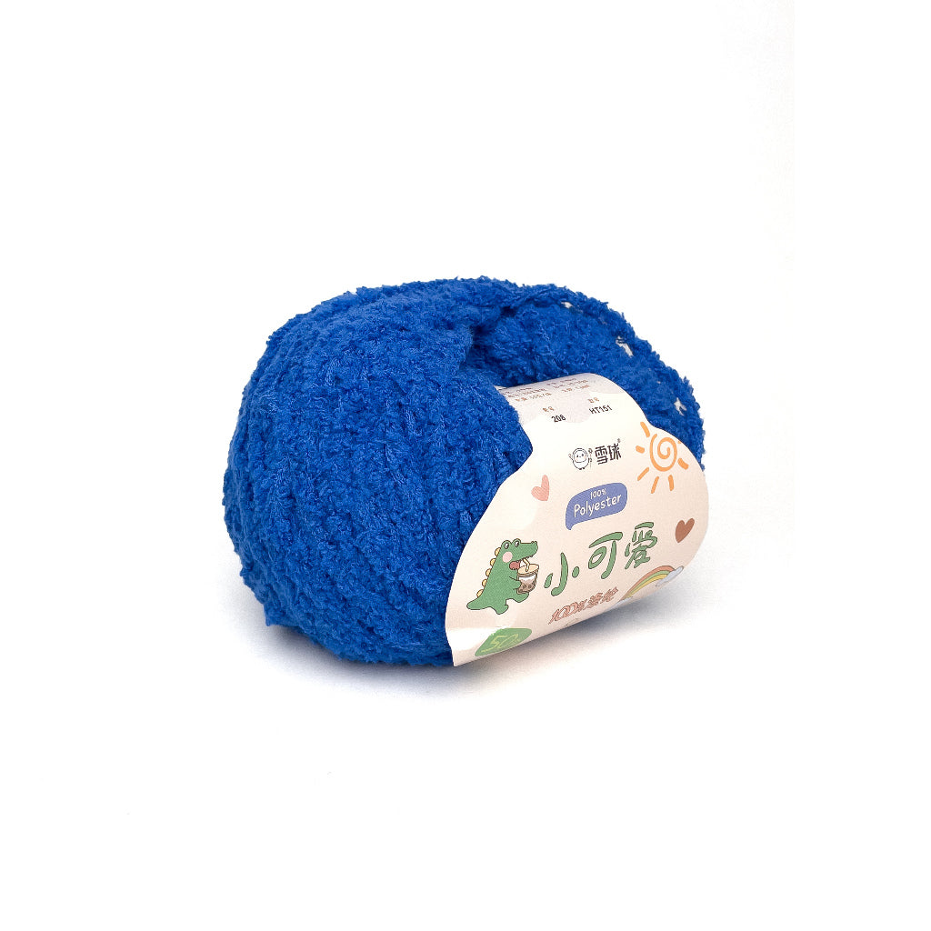 [Snowball Brand] Cutie Fluffy Yarn Thin Coral Fleece Sherpa 3ply Microfiber Short Plush (50g)