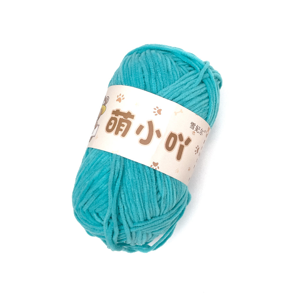 Thin Bear Chenille Yarn Matte 2.5mm 50g (Snow Princess Brand) MXY