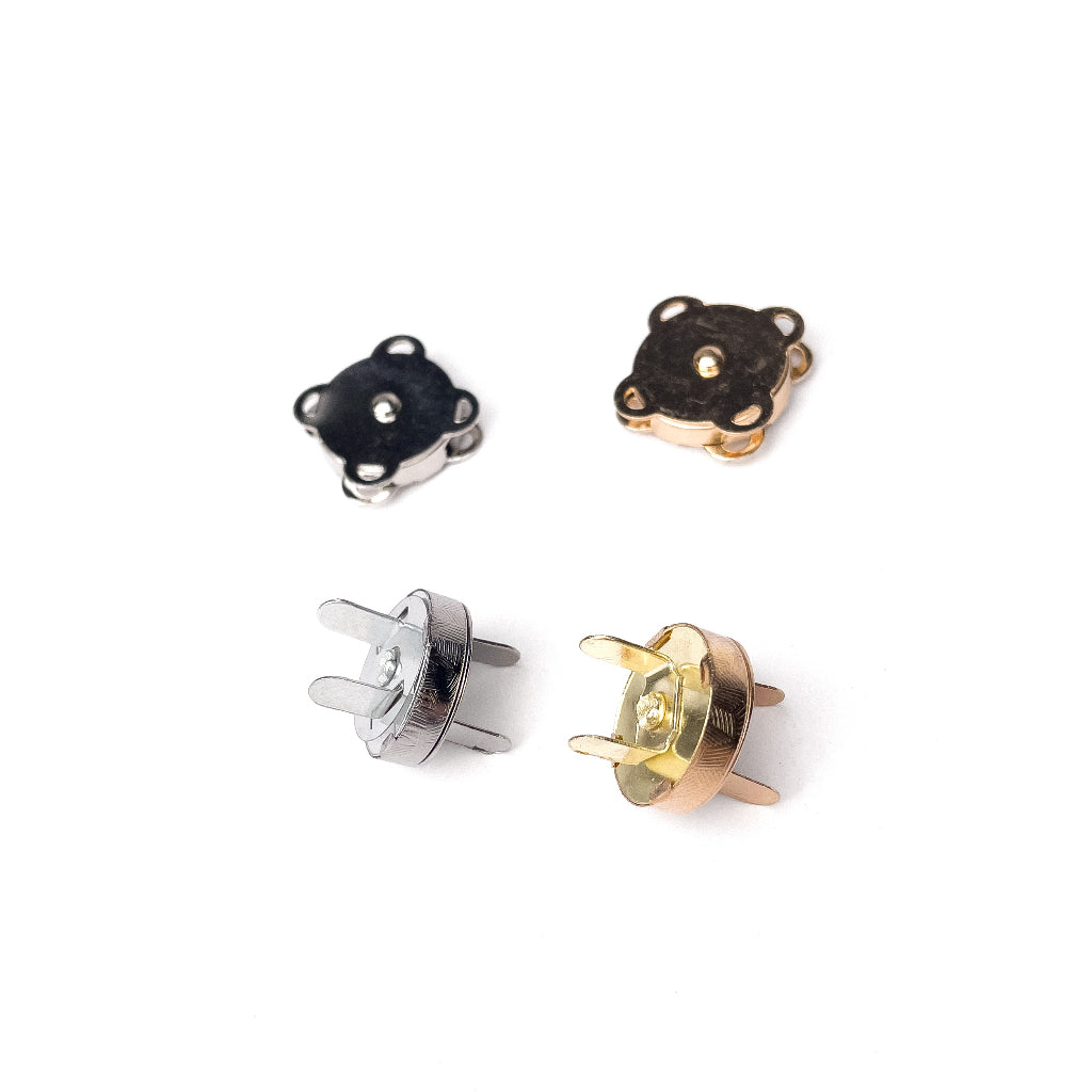 Magnetic Snap Button 18mm Buttons Clasp Sew Fastener Closure DIY Purse Handbag Closure