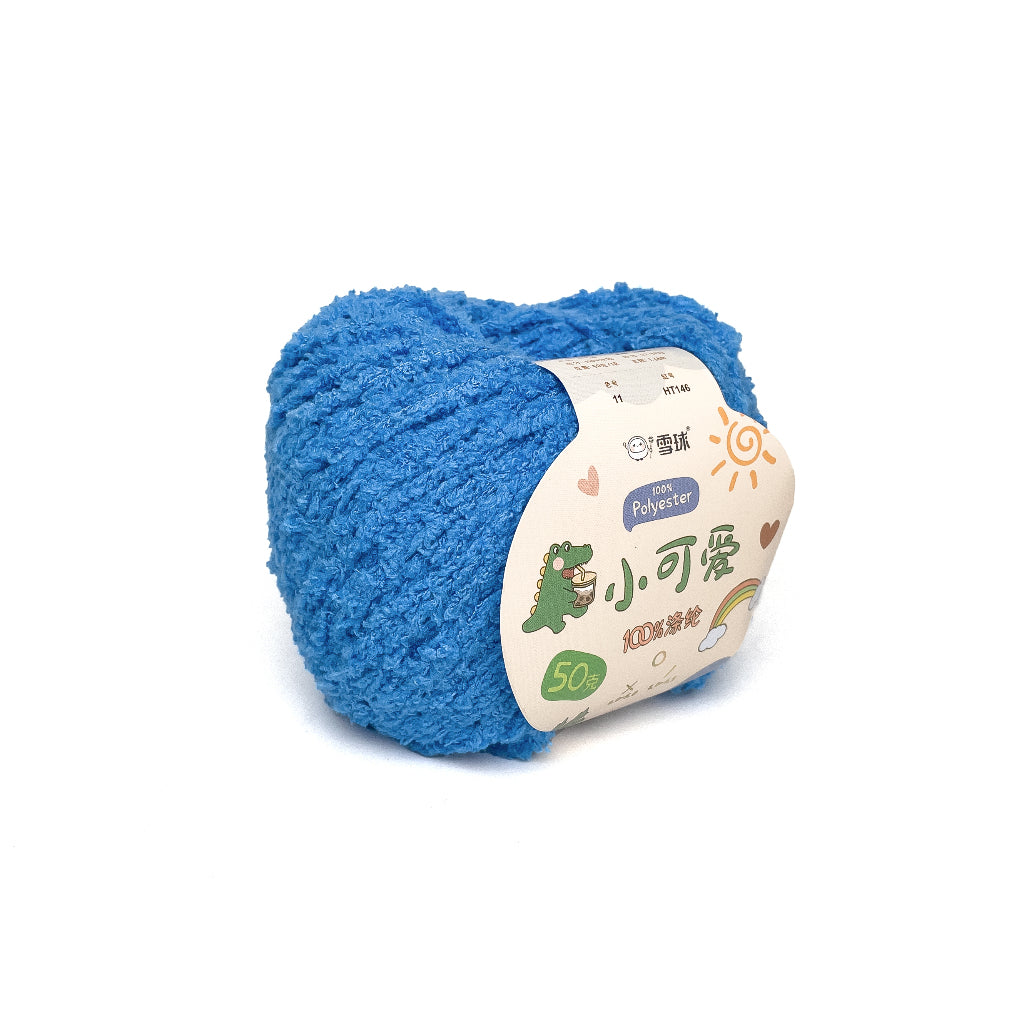 [Snowball Brand] Cutie Fluffy Yarn Thin Coral Fleece Sherpa 3ply Microfiber Short Plush (50g)