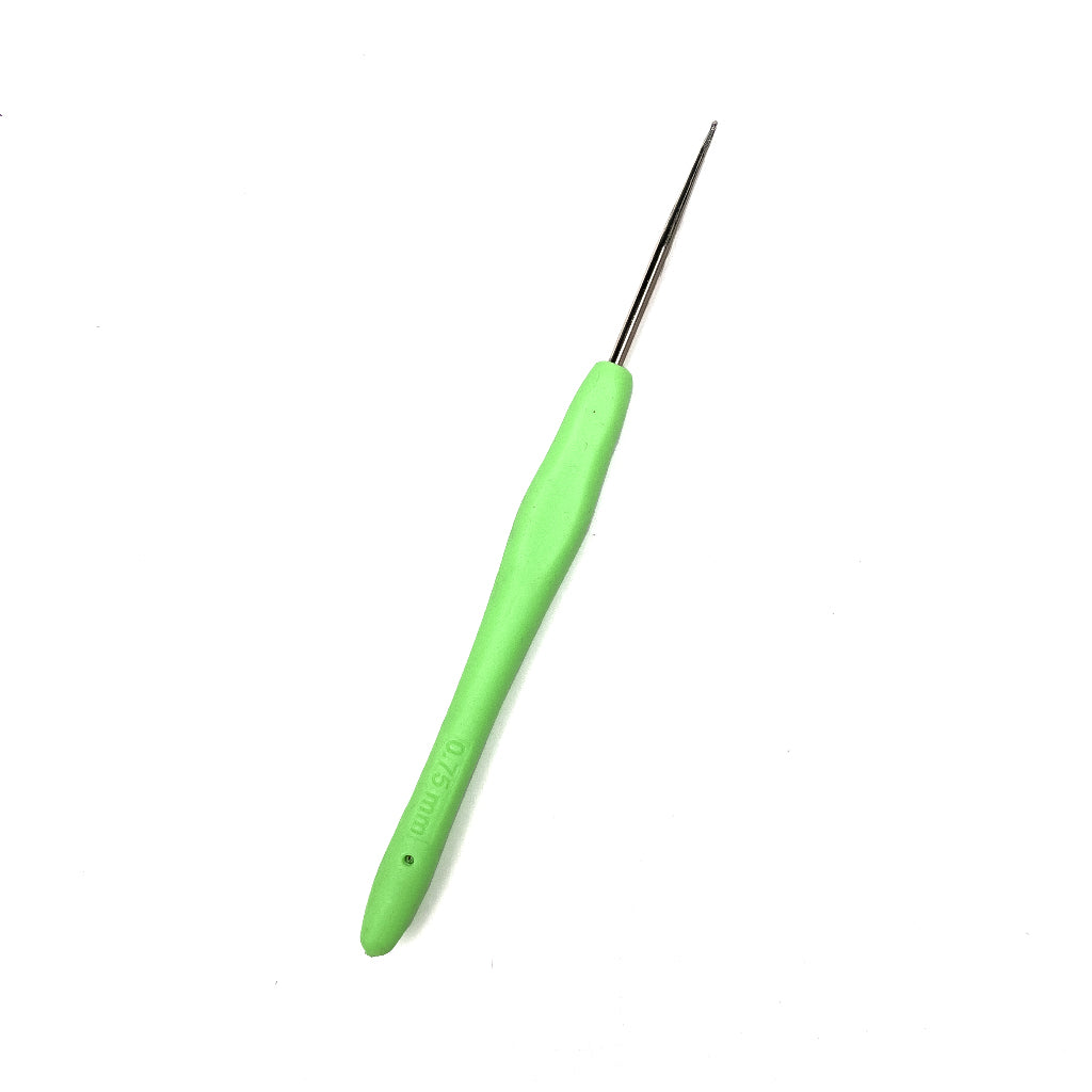 Ergonomic Lace Crochet Hook Hooks with Rubber Silicone Silicon Soft Handle 0.5-2.75mm