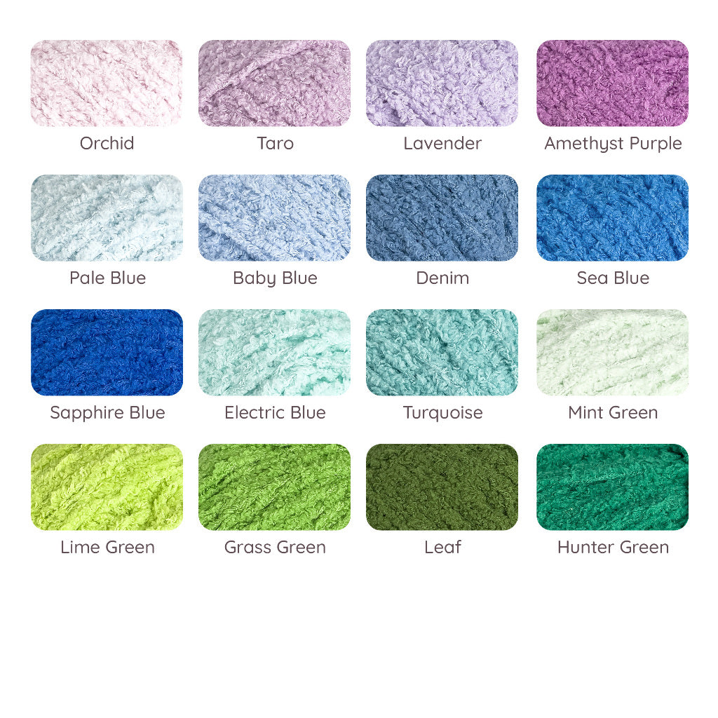[Snowball Brand] Cutie Fluffy Yarn Thin Coral Fleece Sherpa 3ply Microfiber Short Plush (50g)