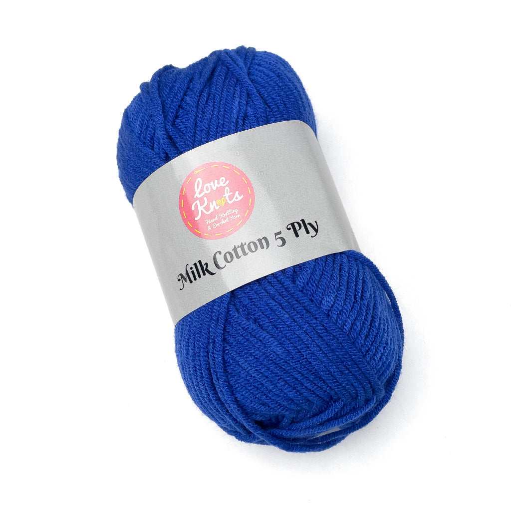 Love Knots 5ply Milk Cotton Yarn Premium Soft Acrylic Yarn by Manila Bay Thread (50 grams)