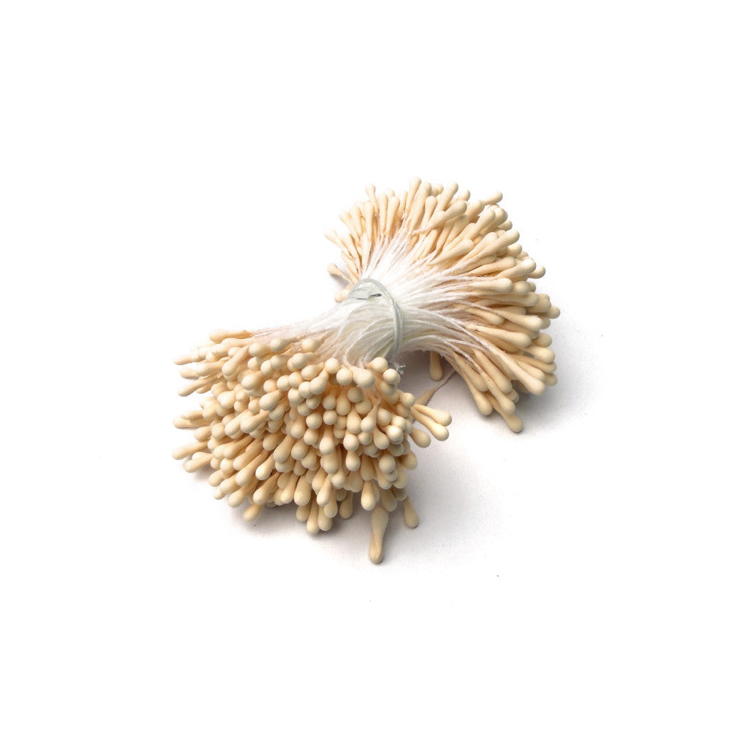 300-400pcs Artificial Flower Stamen Round Matte 2*60mm Artificial Floral Stamens for DIY Crafts