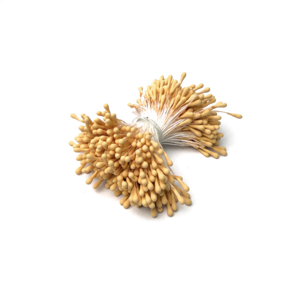 300-400pcs Artificial Flower Stamen Round Matte 2*60mm Artificial Floral Stamens for DIY Crafts
