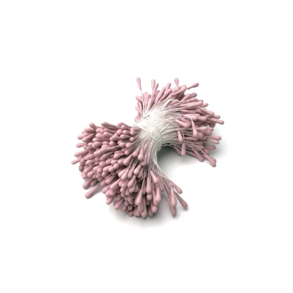 300-400pcs Artificial Flower Stamen Round Matte 2*60mm Artificial Floral Stamens for DIY Crafts