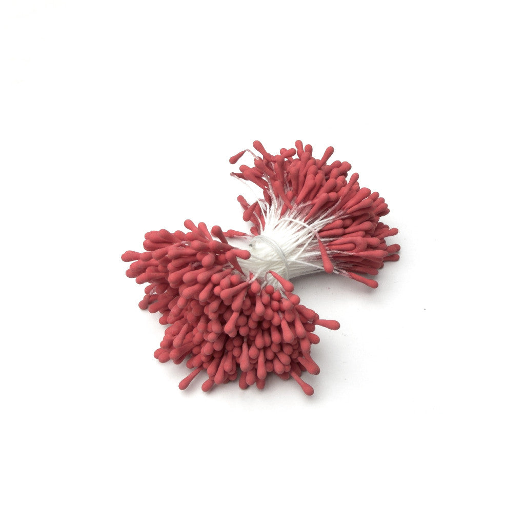 300-400pcs Artificial Flower Stamen Round Matte 2*60mm Artificial Floral Stamens for DIY Crafts