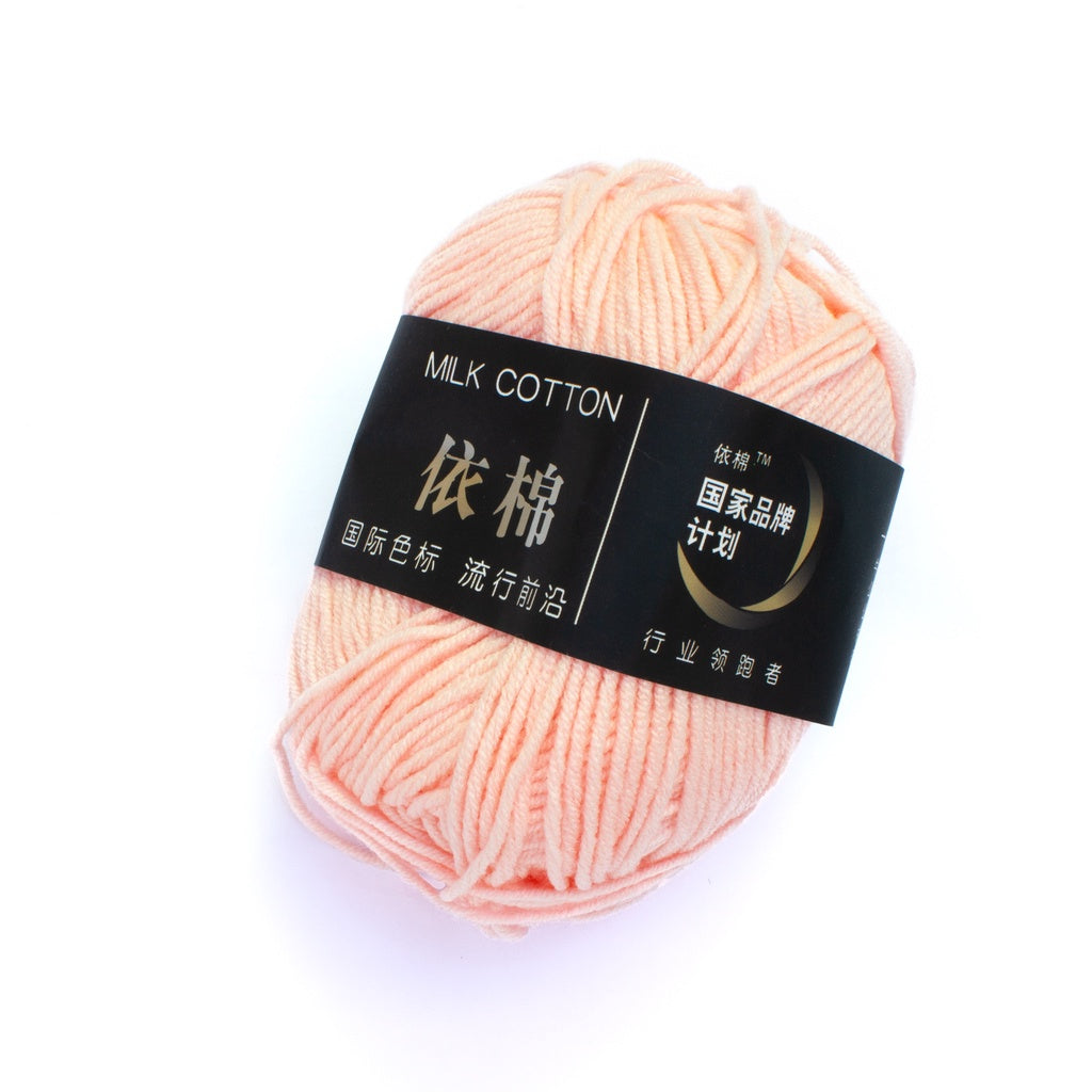 4ply Milk Cotton Crochet and Knitting Yarn Premium Soft Acrylic Polyester Blend - 3 of 4