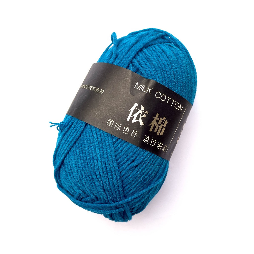 4ply Milk Cotton Crochet and Knitting Yarn Premium Soft Acrylic Polyester Blend - 4 of 4