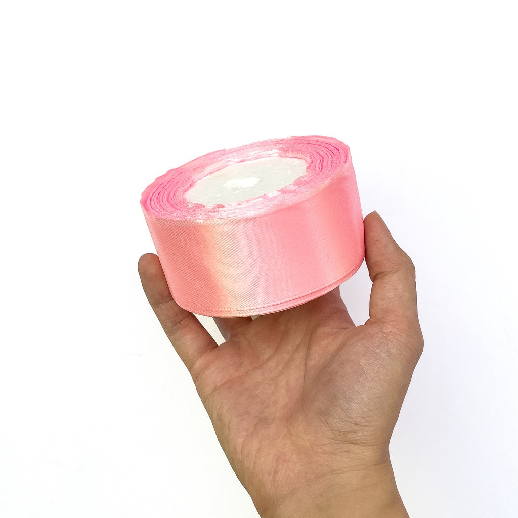 1-1/2 inch Satin Ribbon 40mm Single Faced Gift Wrapping Ribbons (25 yards or 22 meters per roll)