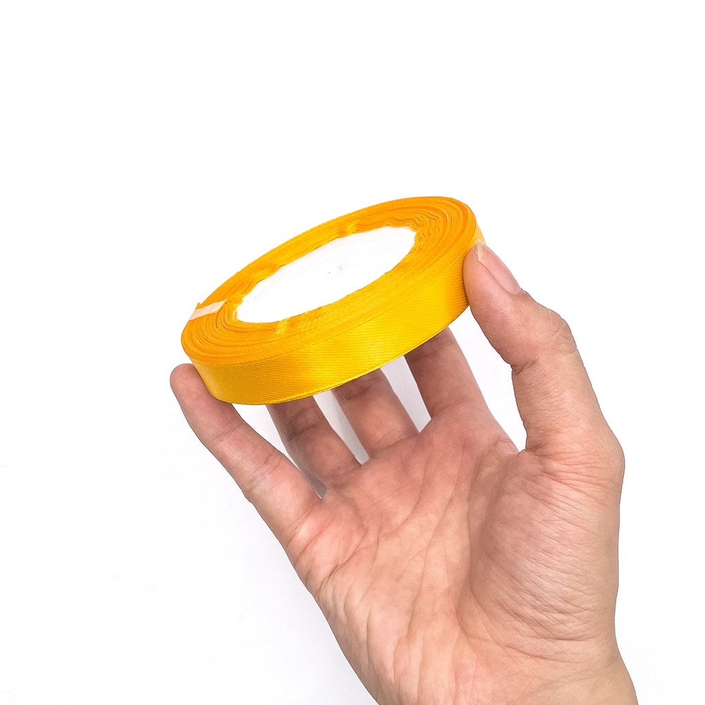 1/2 inch Satin Ribbon 12mm Single Faced Gift Wrapping Ribbons (25 yards or 22 meters per roll)