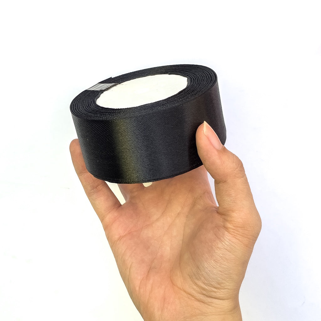1-1/2 inch Satin Ribbon 40mm Single Faced Gift Wrapping Ribbons (25 yards or 22 meters per roll)