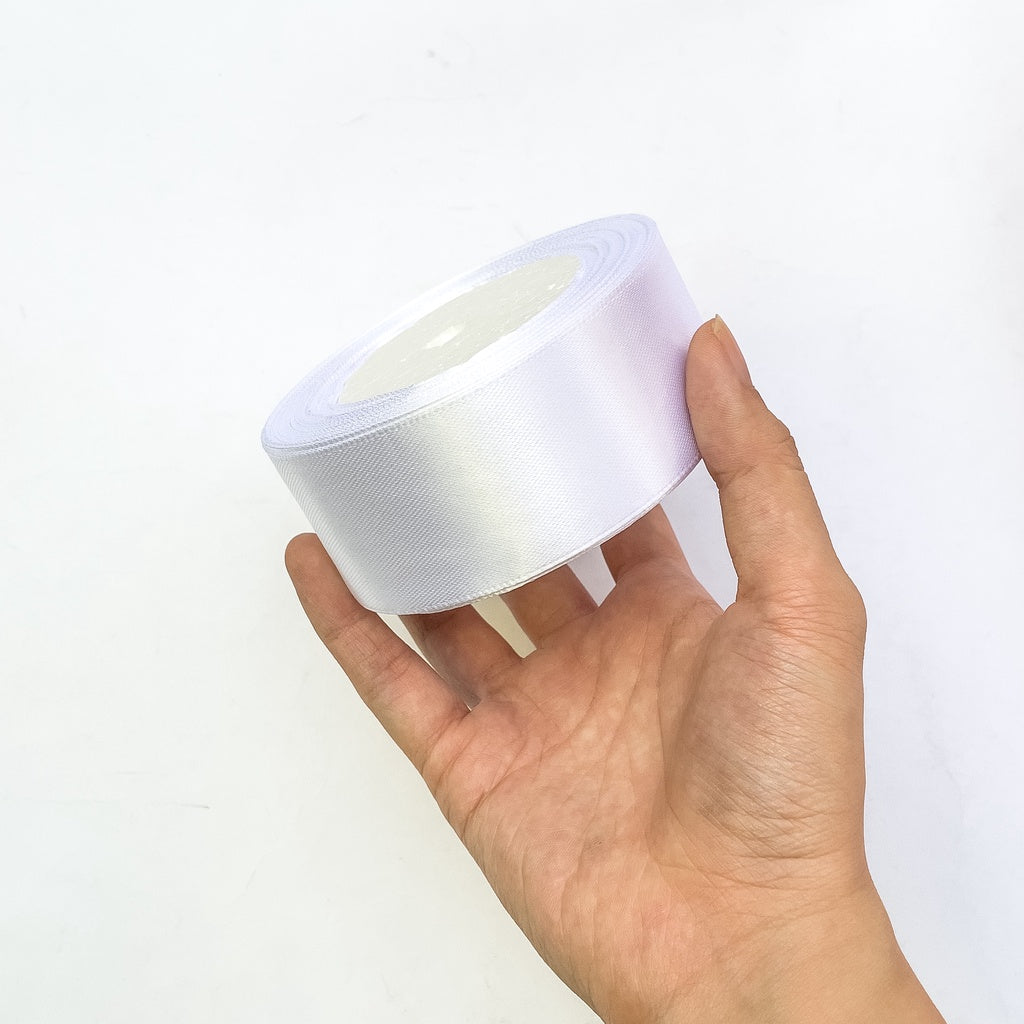 1-1/2 inch Satin Ribbon 40mm Single Faced Gift Wrapping Ribbons (25 yards or 22 meters per roll)
