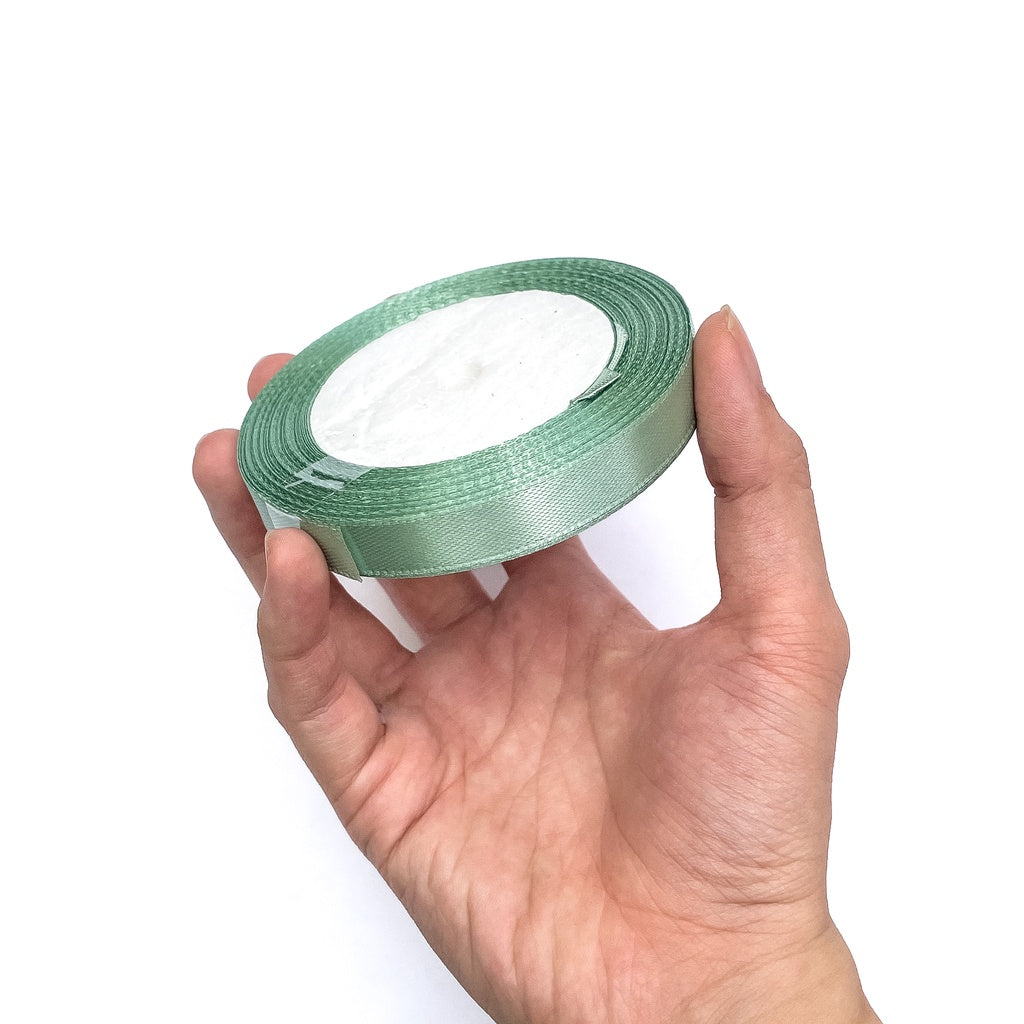 1/2 inch Satin Ribbon 12mm Single Faced Gift Wrapping Ribbons (25 yards or 22 meters per roll)