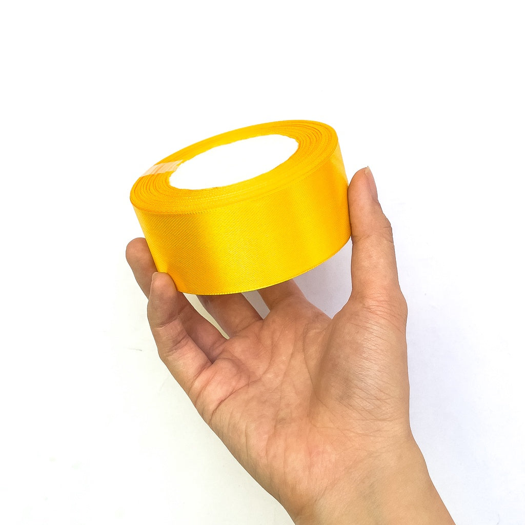 1-1/2 inch Satin Ribbon 40mm Single Faced Gift Wrapping Ribbons (25 yards or 22 meters per roll)