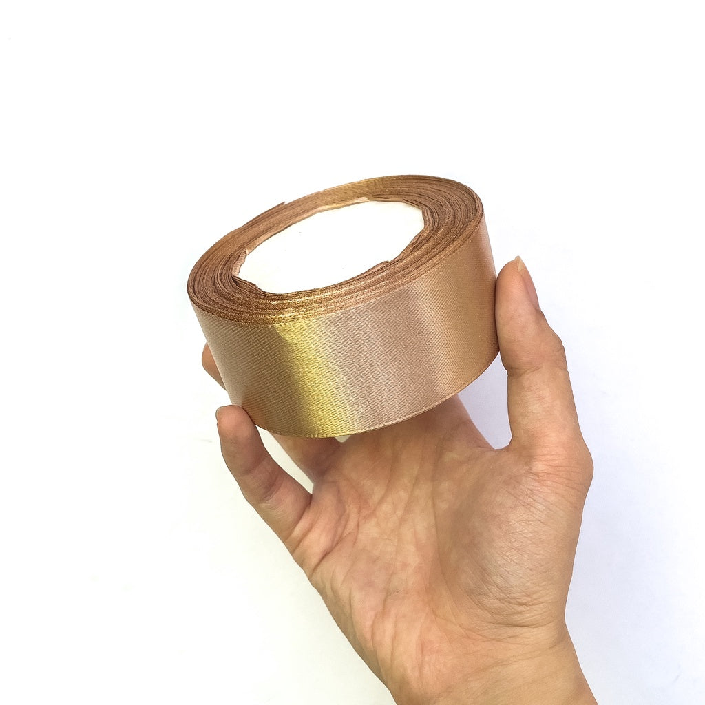 1-1/2 inch Satin Ribbon 40mm Single Faced Gift Wrapping Ribbons (25 yards or 22 meters per roll)
