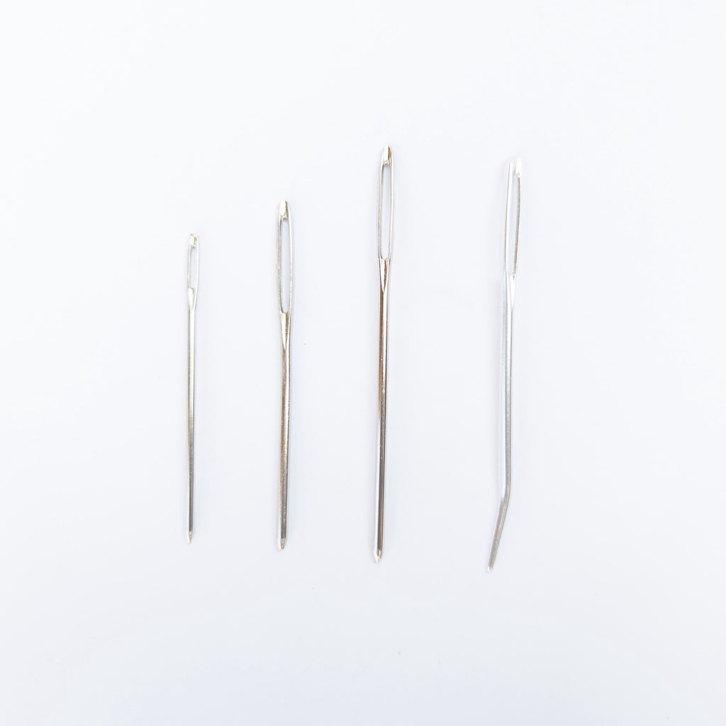 3pcs / 4pcs Blunt Large-eye Metal Tapestry Needles 5.2cm / 6cm / 7cm / Bent Tip Needle