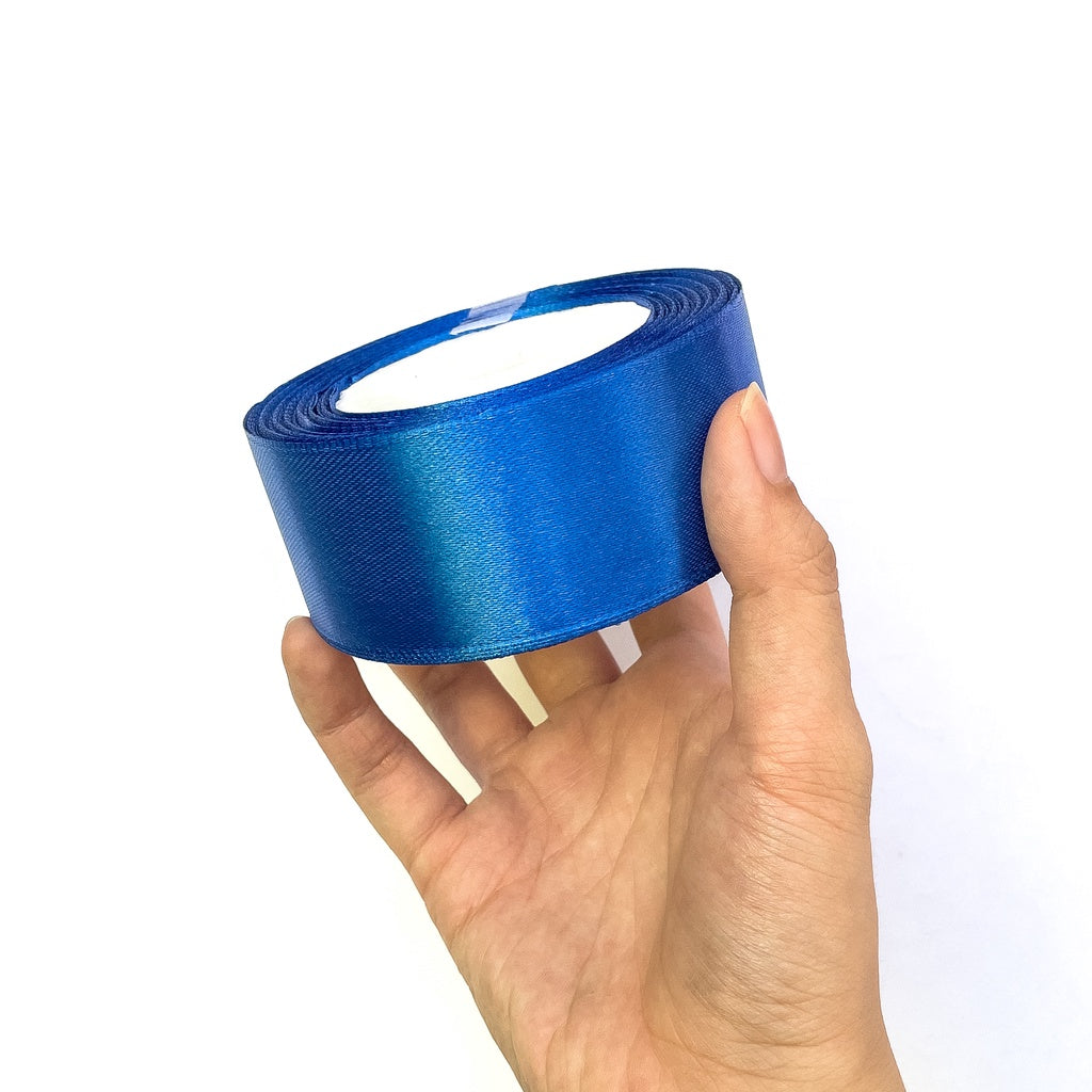 1-1/2 inch Satin Ribbon 40mm Single Faced Gift Wrapping Ribbons (25 yards or 22 meters per roll)