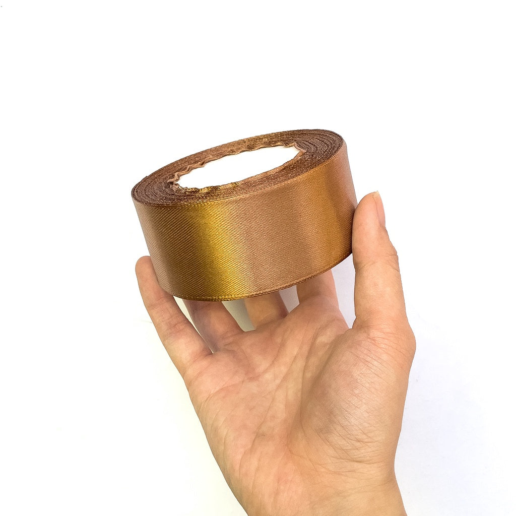 1-1/2 inch Satin Ribbon 40mm Single Faced Gift Wrapping Ribbons (25 yards or 22 meters per roll)