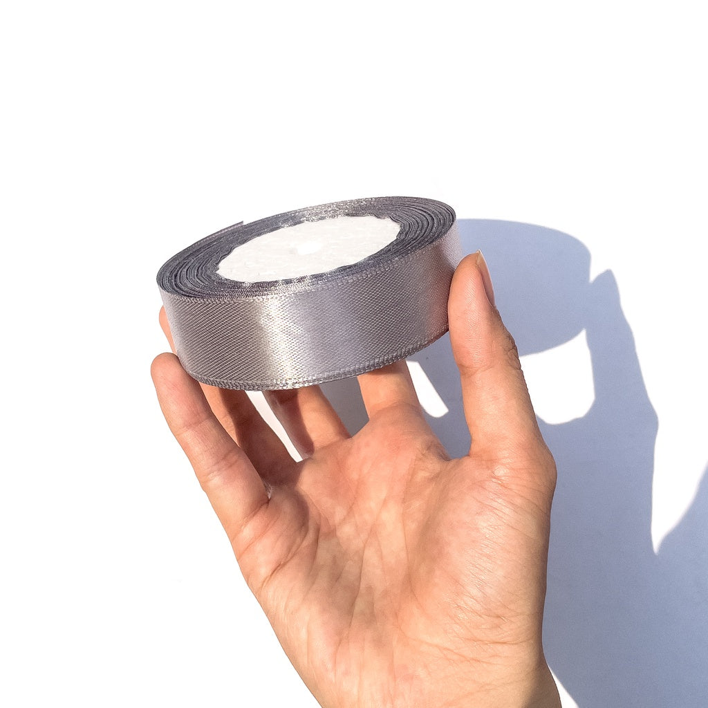 1 inch Satin Ribbon 25mm Single Faced Gift Wrapping Ribbons (25 yards or 22 meters per roll)