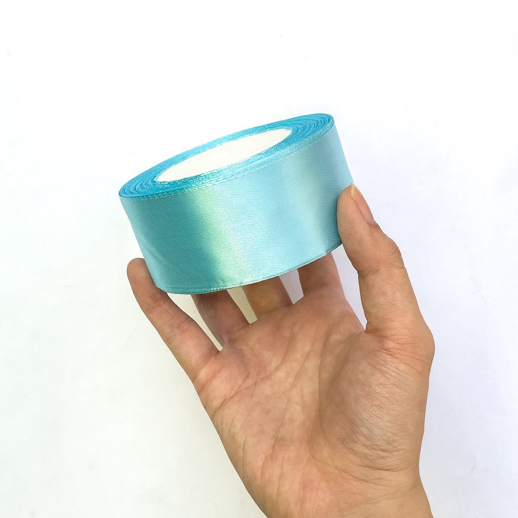 1-1/2 inch Satin Ribbon 40mm Single Faced Gift Wrapping Ribbons (25 yards or 22 meters per roll)