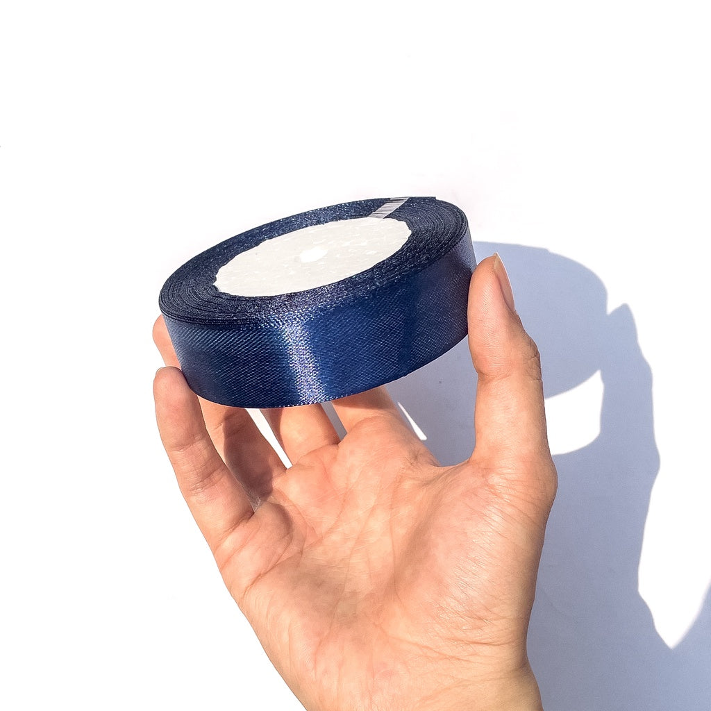 1 inch Satin Ribbon 25mm Single Faced Gift Wrapping Ribbons (25 yards or 22 meters per roll)