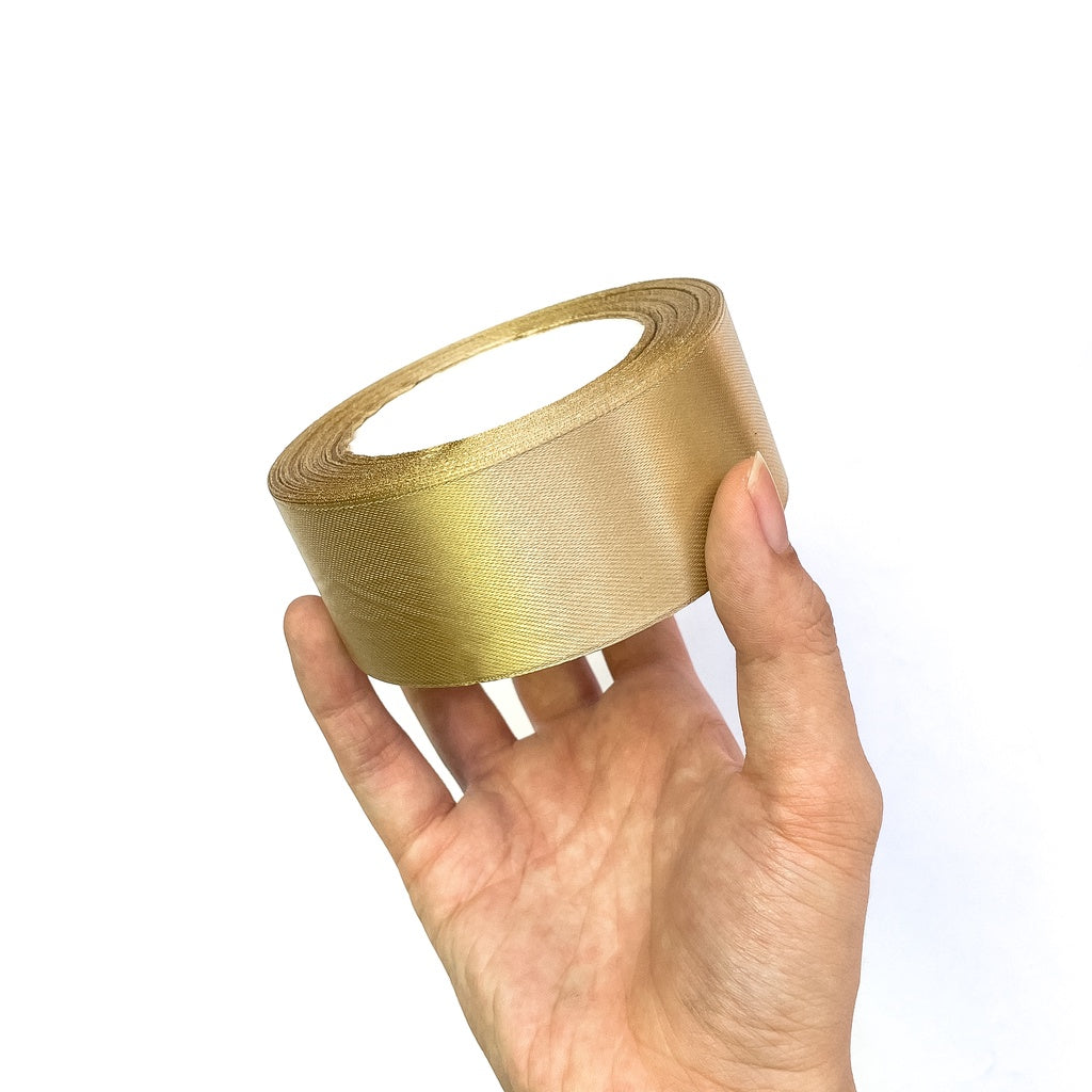 1-1/2 inch Satin Ribbon 40mm Single Faced Gift Wrapping Ribbons (25 yards or 22 meters per roll)